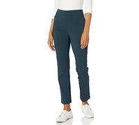 Briggs New York Women's Super Stretch Millennium Welt Pocket Pull on Career Pant (Average & Short & Tall Length), Gravity Blue, 14