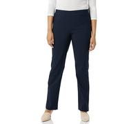 Briggs New York Women's Super Stretch Millennium Welt Pocket Pull on Career Pant, Navy, 14