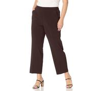 Briggs New York womensPetite All Around Comfort Pant Pants - Brown - 14 Petite Short