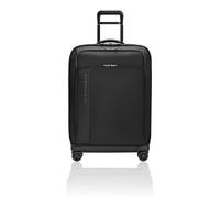 Briggs & Riley 66cm Medium Expandable Spinner - Checked Luggage for Travel, Suitcases with Wheels, Softside Rolling Bag for Men & Women - ZDX Collection, Black