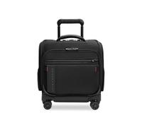Briggs & Riley Cabin Spinner - Carry On Luggage for Travel, Suitcases with Wheels, Softside Rolling Bag for Men & Women, Fits Under Plane Seat, Telescoping Handle - ZDX Collection, Black