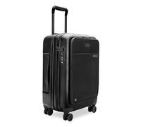 Briggs & Riley Essential 56cm Cabin Suitcase Expandable Spinner - Carry On Luggage for Travel, Suitcases with Wheels, Hardside Rolling Bag for Men & Women, Front Pocket - Sympatico Collection, Black