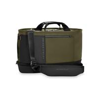 Briggs & Riley Expandable Overnighter - Personal Item Travel Bag for Women & Men, Carry On Weekender Bag for Airplane, Overnight Duffle Style Luggage, Removable Shoulder Strap - ZDX Collection, Hunter
