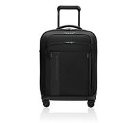 Briggs & Riley Global 53cm Carry On Expandable Spinner - Luggage for Travel, Suitcases with Wheels, Softside Rolling Bag for Men & Women - ZDX Collection, Black