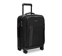 Briggs & Riley Global 53cm Carry On Expandable Spinner - Luggage for Travel, Suitcases with Wheels, Softside Rolling Bag for Men & Women - ZDX Collection, Black