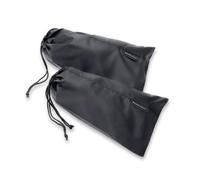 Briggs & Riley Shoe Covers for Packing - Travel Shoe Bags for Men & Women, Luggage & Suitcase Footwear Storage, Drawstring for Secure Fit - Luggage Accessories, Black (Pack of 2), Black, One Size