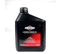 Briggs & Stratton 100006E 4-Stroke Lawn Mower Engine Oil SAE30, 1.4 l, Black, 1