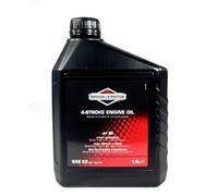 Briggs & Stratton 100006E 4-Stroke Lawn Mower Engine Oil SAE30, 1.4 l, Black, 1.4 Litre