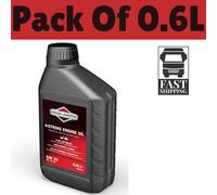 Briggs & Stratton SAE30 High Quality Engine Oil For 4-Stroke Lawn Movers Black