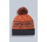 'Briggs' Warm and Cosy Knitted Fabric Comfortable Ski Pom Beanie Hat Animal Dark Brown One Size