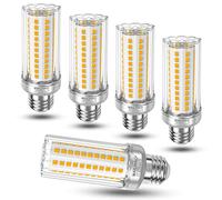 Bright 16W E27 LED Corn Bulbs, Warm White Led Bulb 3000K 1900LM, 120W 150W Incandescent Bulbs Equivalent, Edison Screw LED Light Bulbs, No Flicker, No Dimmable, Pack of 5