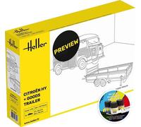 Bright 52331 - 1:24 Starter Kit Citroen HY + Goods Trailer - New