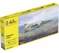 Heller 80323" Mirage III E/R/5 BA Model Kit, 1:72 Scale