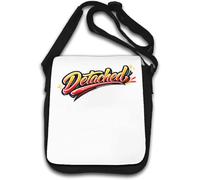 Bright and Colorful Hand Lettering Art Shoulder Bag White