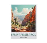 Bright Angel Trail Arizona,Jigsaw Puzzles for Adults 1000 Piece, Classic Puzzle Teens Boys Girls Puzzles Sturdy Tight Fitting Pieces,Letters On Back for Ideal Challenging And Gift(75x50cm)-BD30