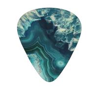 Bright Aqua Blue Acoustic Guitar Picks - Premium Guitar Plectrum For Bass And Electric Guitar