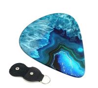 Bright Aqua Blue Guitar Pickfor Pickups For Acoustic Electric Guitar Bass Ukulele