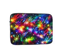 Bright Beautiful Colorful Art Laptop Case 15 inch, Shockproof Protective Computer Sleeve Cover Water Resistant Laptop Bag Carrying Tablet Cover Briefcase Handbags Gifts for Men Women
