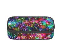 Bright Beautiful Colorful Art Print Large capacity pencil case with zipper,portable stationery storage bag