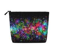 Bright Beautiful Colorful Art Print Makeup Bag, Toiletry Organizer,One Pack for Multiple Daily Uses, Business Trip Companion