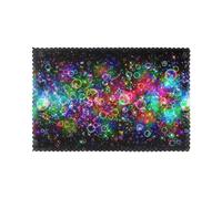 Bright Beautiful Colorful Art Printing Durable Placemats Heat-Resistant 12x18in 6-Piece Perfect For Family Meals & Event Table Settings