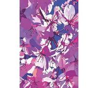 Bright Blossom: 200-Page Wide Ruled Hardback Notebook - Colourful Cherry Blossom Cover, 6" x 9" Journal for Writing, Notes & Ideas