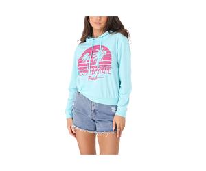 (Bright Blue, M) BRAVE SOUL Womens Pullover Hoodie Sweat