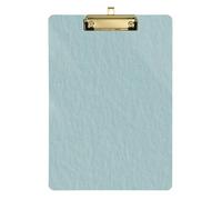 Bright Blue Solid Color Acrylic Automotive Clip Board Standard Letter A4 Size Plastic for Soccer Truck Driver Gold 12x9in Tablas para escribir