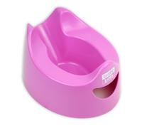 Bright Bots Toddler Potty for Potty Training. Easy Empty with Back spout and Front Handle. Comfortable Sitting Height. (Bright Pink)