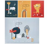 Bright Brands Sportsgoods Pack of 4 Decorative Sheets 151 Jungle 153 16 - Children's Decorative Valances