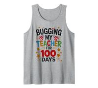 Bright Bugging My STEM Teachers 100 Days Bugs Biology Boys Tank Top