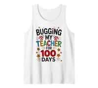 Bright Bugging My STEM Teachers 100 Days Bugs Biology Boys Tank Top