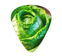 Bright Cabbage Exceptional Guitar Pick â€“ Single-Side Full-Print, Abs Material Plectrum â€“ Diverse Thickness For Varied Music Experience â€“ Ideal For Guitars And Ukuleles,Guitar Pick,
