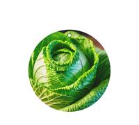 Bright Cabbage Hanging Air Freshener Set, Round Lavender Fragrance Cards For Auto Interior, 10/24 Cards Pack