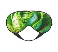 Bright Cabbage Print Sleep Eye Smask with Strap Eye Shade for Travel Nap Meditation