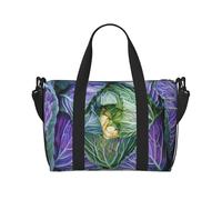 Bright Cabbage Print Travel Duffel Bag, Lightweight Water-Resistant Weekender Spacious Gym & Travel Bag for Men, Women & Teens