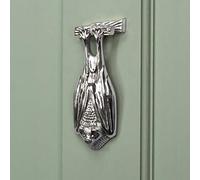 Bright Chrome Bat Door Knocker