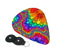 Bright Color Guitar Picks, 6 Pack Includes Thin(.46mm), Medium(.71mm) & Heavy Gauges(.96mm) Suitable For Guitar, Ukulele, Etc.
