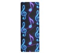 Bright Color Music Signs yoga mat bag for outdoor printed, non slip, hot yoga towel non slip and bag tapete para ejercicio 71x26 inches