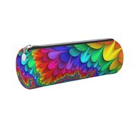 Bright Color Print Adults Pencil Case Stylish Pen Pouch Stationery Organizer Everyday Travel Versatile