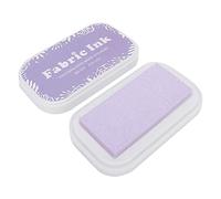 Bright Color Stamp Ink Pad, Scrapbook Cloth Printing Tool,Multiple Purpose Ink Pad for Paper, Fabric, Wood with Clear Patterns, Washable Stamp Inks Pads for Crafting (BD-237 Lilac)