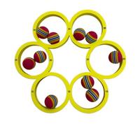 Bright Colorful Throw Rings Light Weight Floating Toy For Outdoor Swimming Pool And Beach Activity Saltwater Resistant Beach