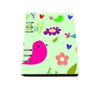 Bright Coloured Birds Notebook, Pu Leather A5 Notebooks, Lined Paper A5 Notebook Lined 180Pages/90Sheets, Note Pads for Men, Exercise Book for Work, Student Essentials University Journal Diary