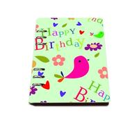 Bright Coloured Birds Notebook, Pu Leather Notebooks, Lined Paper Notebook Lined 180Pages/90Sheets, Work Book for Women, Journal for Study, Office Paper Products Journal Diary