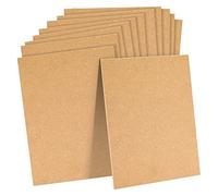 Bright Creations 12 Pack Blank MDF Board for Painting, Arts and Crafts (22.9 x 30.5 cm, 0.63 cm Thick)