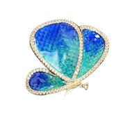 Bright Drop Oil Butterfly Brooch Lightweight Alloy Jewelry Modern Vintage Styles Brooch Pin For Elegant Outfit Accents Colorful Butterfly