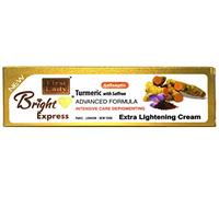 Bright Express Turmeric & Saffron Extra Skin Brightening Cream Tube 50g - with Kojic Acid, Dark Spots, Melanin, Hyper Pigmentation