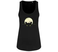 Bright Eyes Ladies Black Floaty Tank