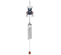 Bright Eyes Red Ladybird Wind Chime Hanging Decor Garden Indoor Outdoor Trinket