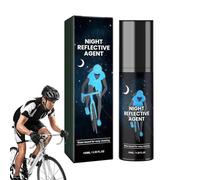 Bright Fabric Paint - Fashionable Reflective Paint, Night Reflection Spray For Outdoor Night Riding With Cycling Clothing, Luminous Spray, Safety Signs, Accident Prevention, Night Riding With The Fah